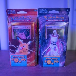 Pokemon TCG XY Evolutions - Pickachu Power & Mewtwo Mahem Theme Decks